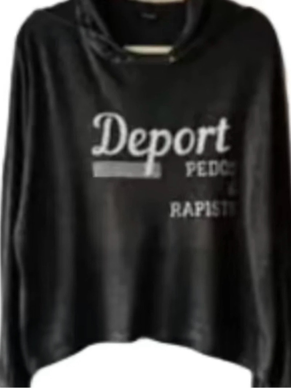 Splendid Dark Grey Pullover Hoodie with White Script Text